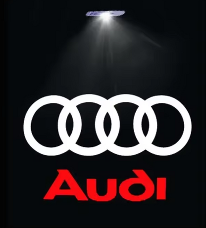 Audi LED Dörrlogoprojektor, Välkomstljus med Audi logo (4st)