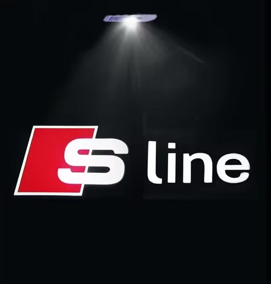 Audi LED Dörrlogoprojektor, Välkomstljus med Audi logo (4st)