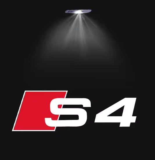 Audi LED Dörrlogoprojektor, Välkomstljus med Audi logo (4st)