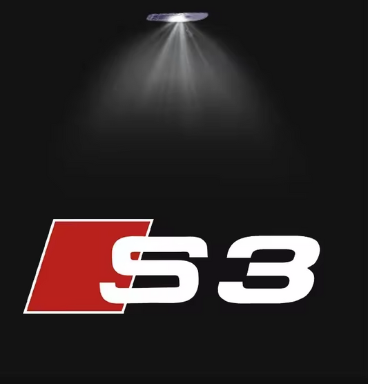 Audi LED Dörrlogoprojektor, Välkomstljus med Audi logo (4st)
